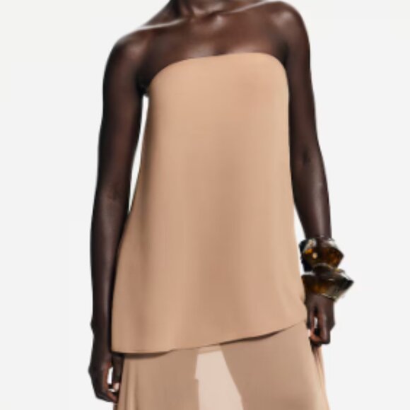 H&M Voluminous Bandeau Dress - Picture 3 of 9